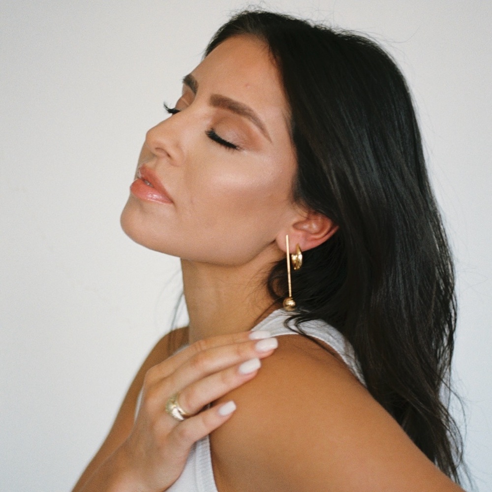 Summer Waves x Gold Drop Earring